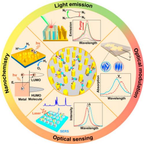 The developments of molecular plasmonics with metamaterials