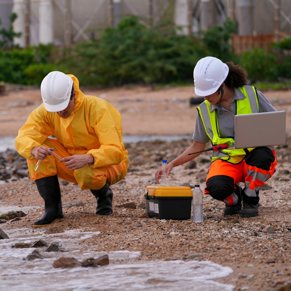 Environmental monitoring on the beach